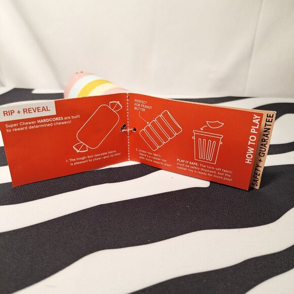 NWT Bark Super Chewer Throw-It-Alls Dog Toy S - Picture 6 of 7